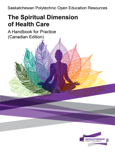 The Spiritual Dimension of Health Care book cover